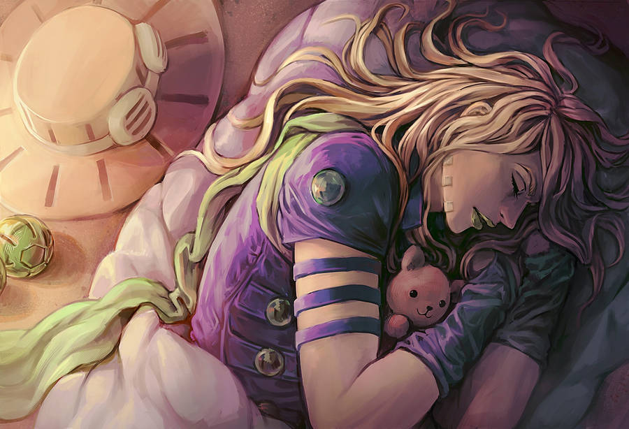 Gyro Zeppeli Sleeping Peacefully Wallpaper