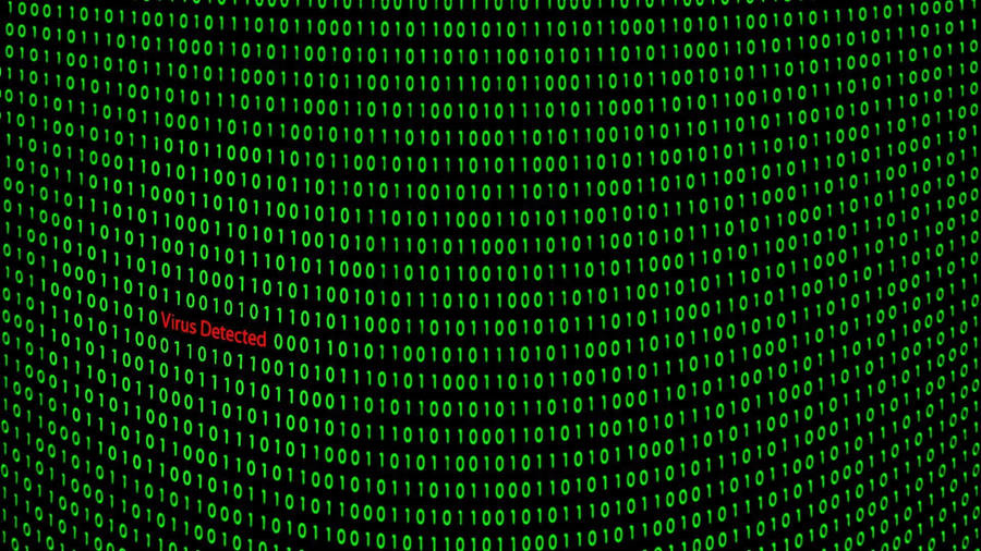 Hacker Green Binary Codes Wallpaper