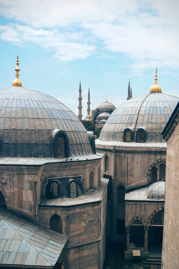 Hagia Sophia Domes Close-up Wallpaper