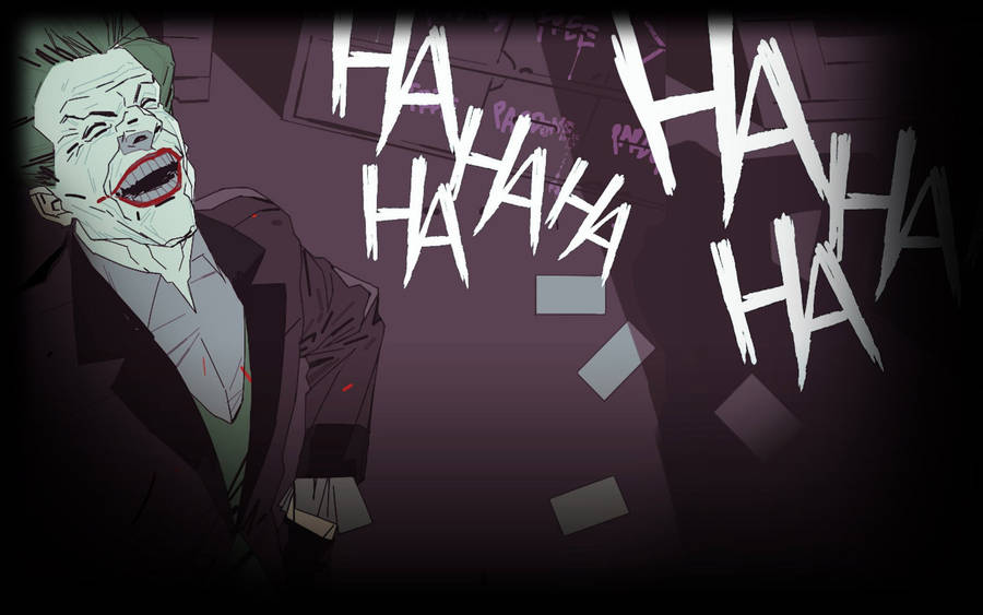 Hahaha Joker Art Wallpaper