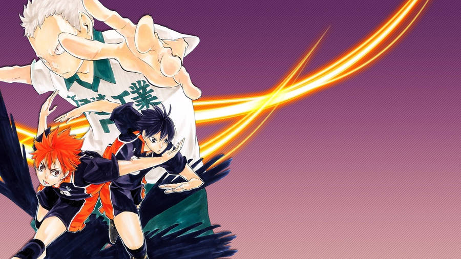 Haikyuu Karasuno Vs Datekogyo Wallpaper