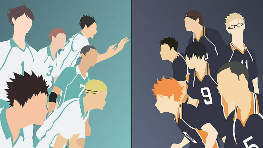 Haikyuu Rival Teams Desktop Wallpaper