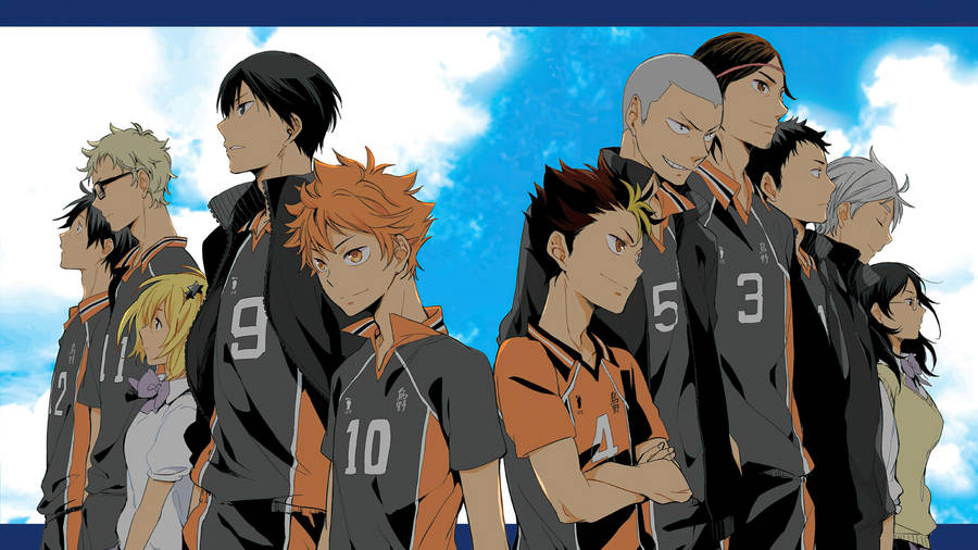 Haikyuu Teams Karasuno High Poster Wallpaper