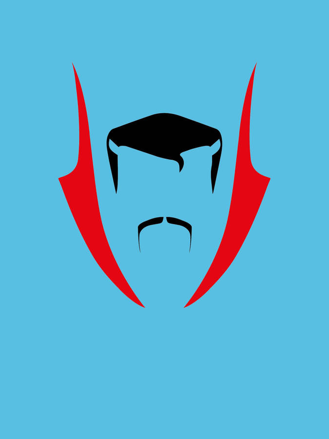 Hair And Cape Doctor Strange Minimalist Wallpaper