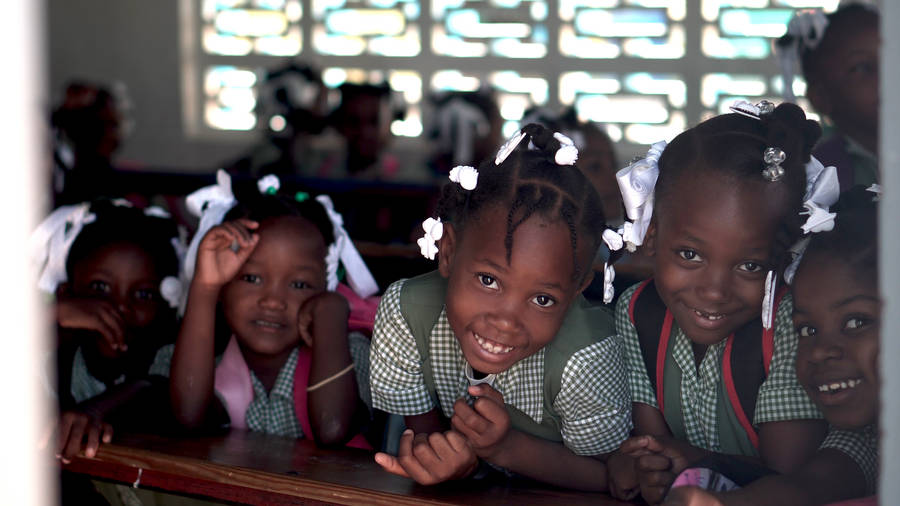 Haiti School Age Kids Wallpaper