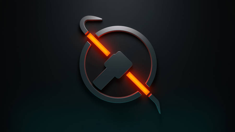Half Life Crowbar Gaming Logo Wallpaper