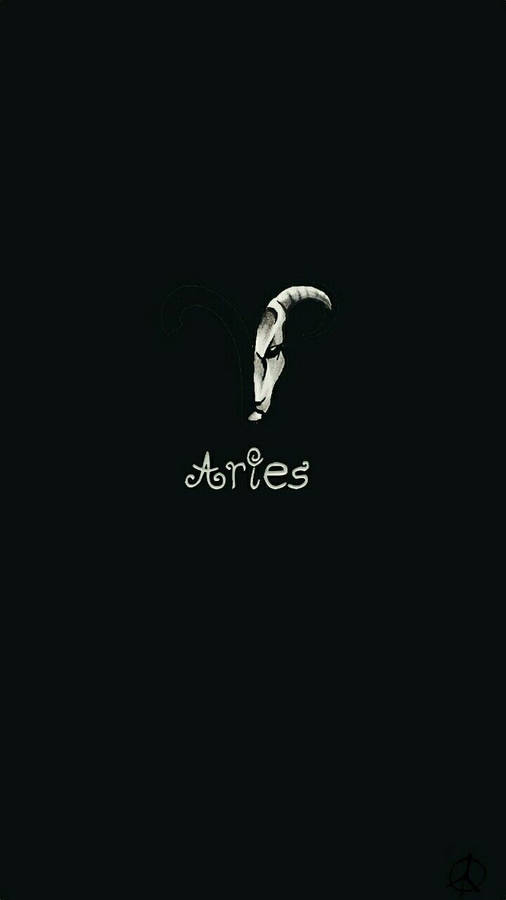 Half-lit Face Aries Aesthetic Wallpaper