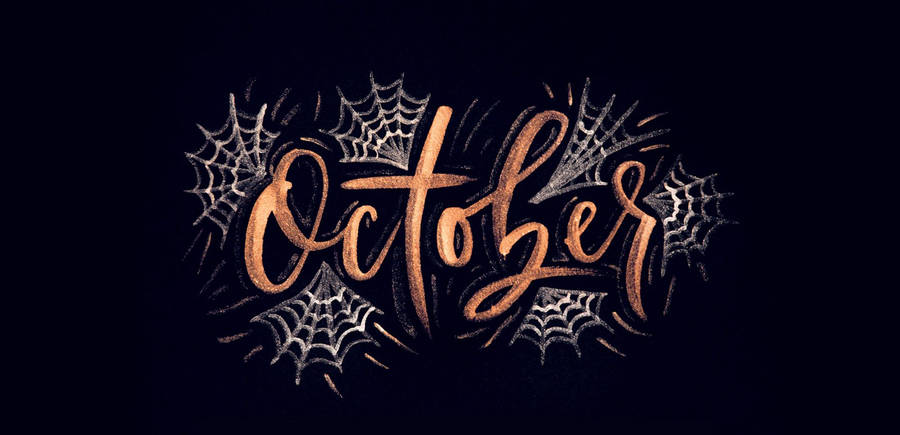 Halloween Season Laptop Reminder Wallpaper