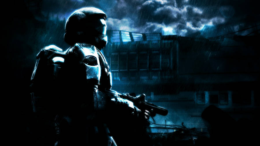 Halo 3 Thick Clouds Wallpaper