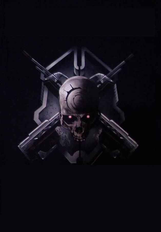 Halo Logo 3d Skull Wallpaper