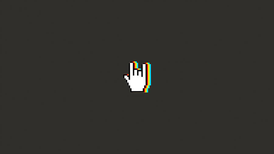 Hand Gesture Minimalist Aesthetic Laptop Wallpaper