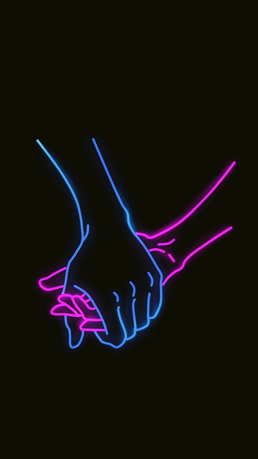 Hand In Hand Vector Art Wallpaper