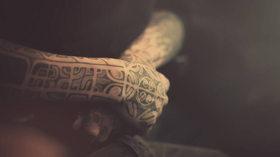 Hand Tattoo Photography Wallpaper