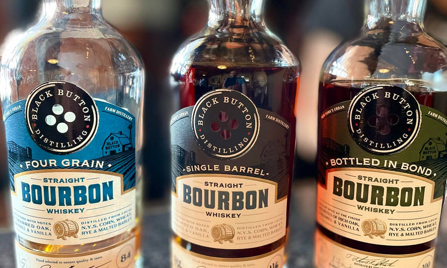 Handcrafted Spirits At Black Button Distilling Wallpaper