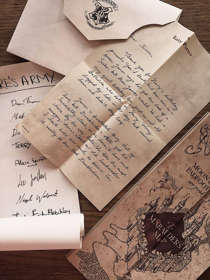 Handwritten Aesthetic Hp Letters Wallpaper