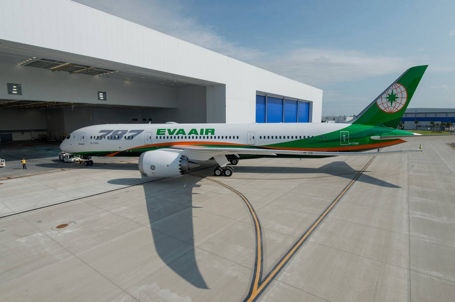 Hangar Eva Air Wallpaper