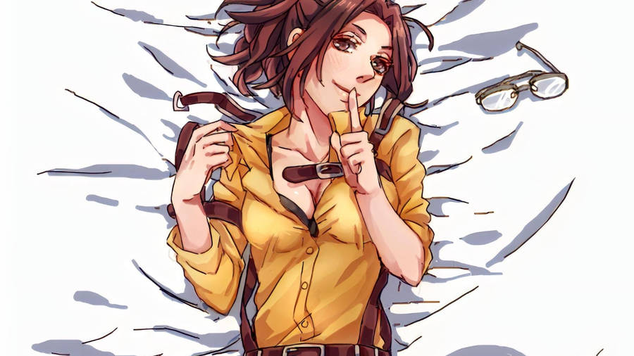 Hange Zoe Lying Down Wallpaper