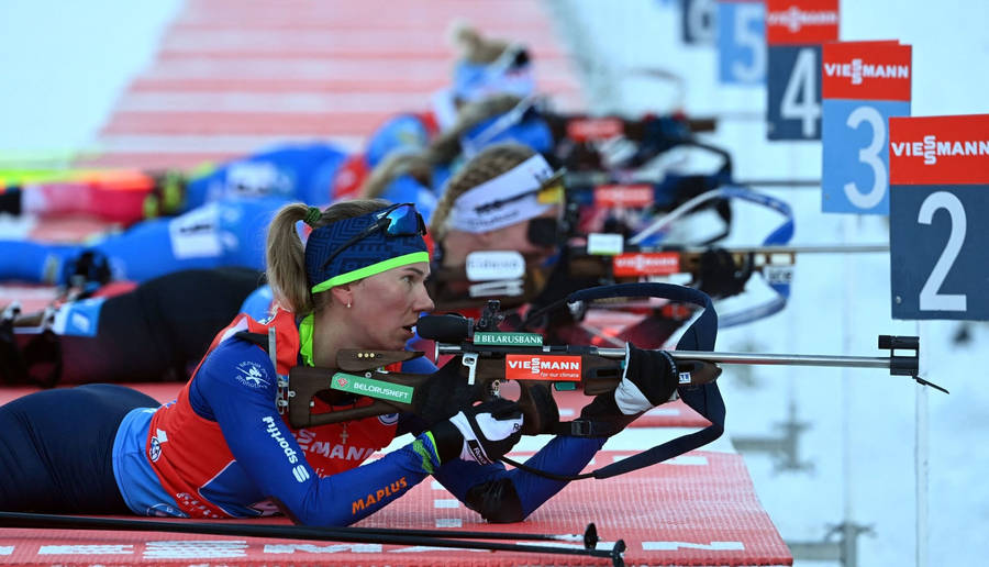 Hanna Sola Biathlon World Cup Wallpaper