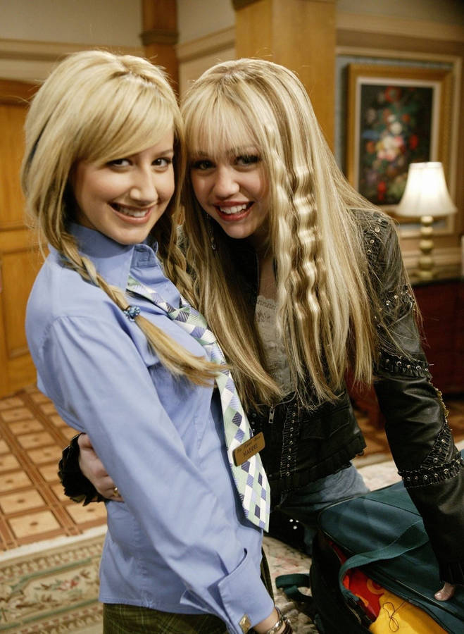 Hannah Montana And Ashley Wallpaper