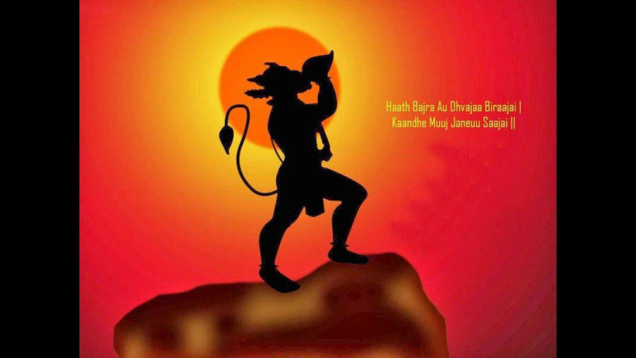 Hanuman Blowing Conch 4k Hd Wallpaper