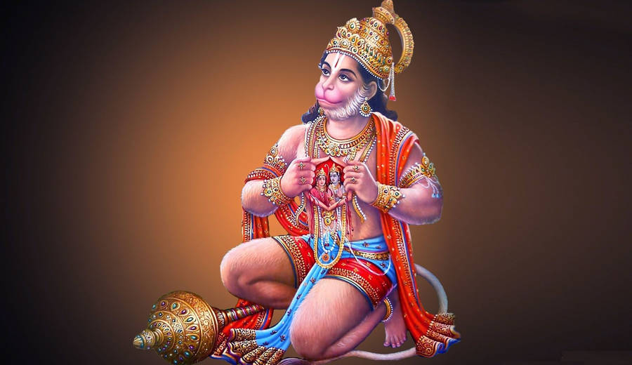 Hanuman Opening Heart 4k Hd Wallpaper