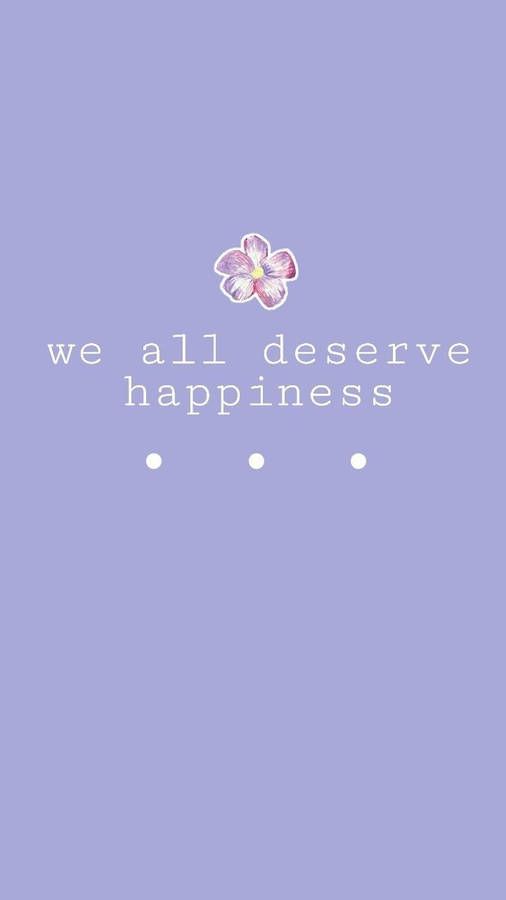 Happiness Lavender Indie Kid Wallpaper