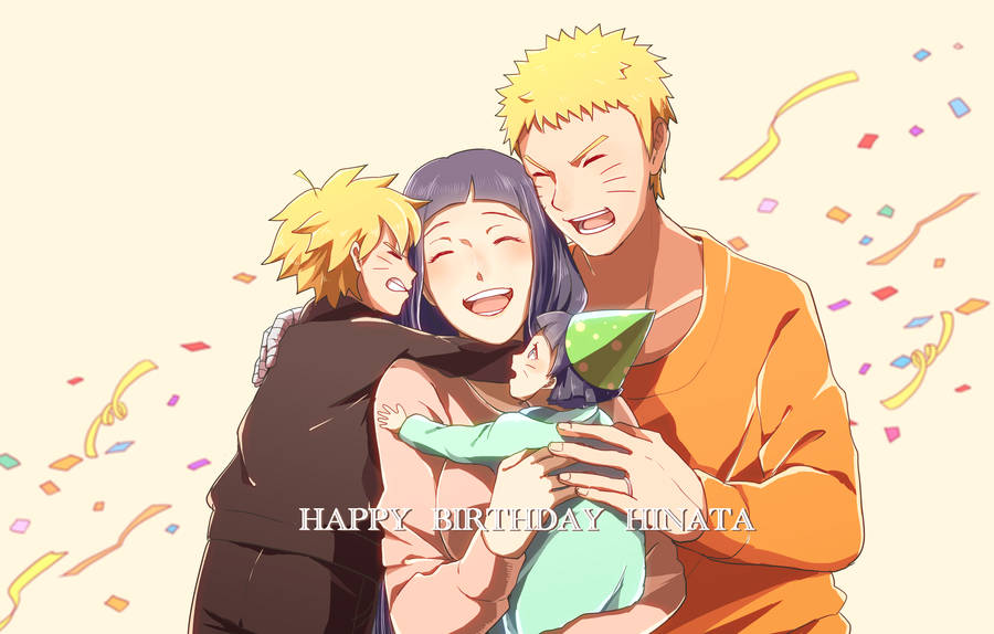 Happy Birthday Hinata Wallpaper