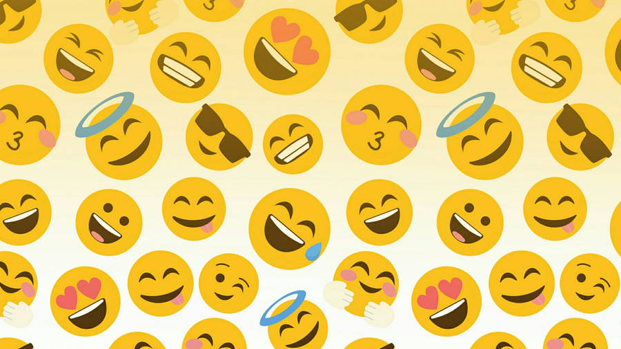 Happy Emoji Team Wallpaper