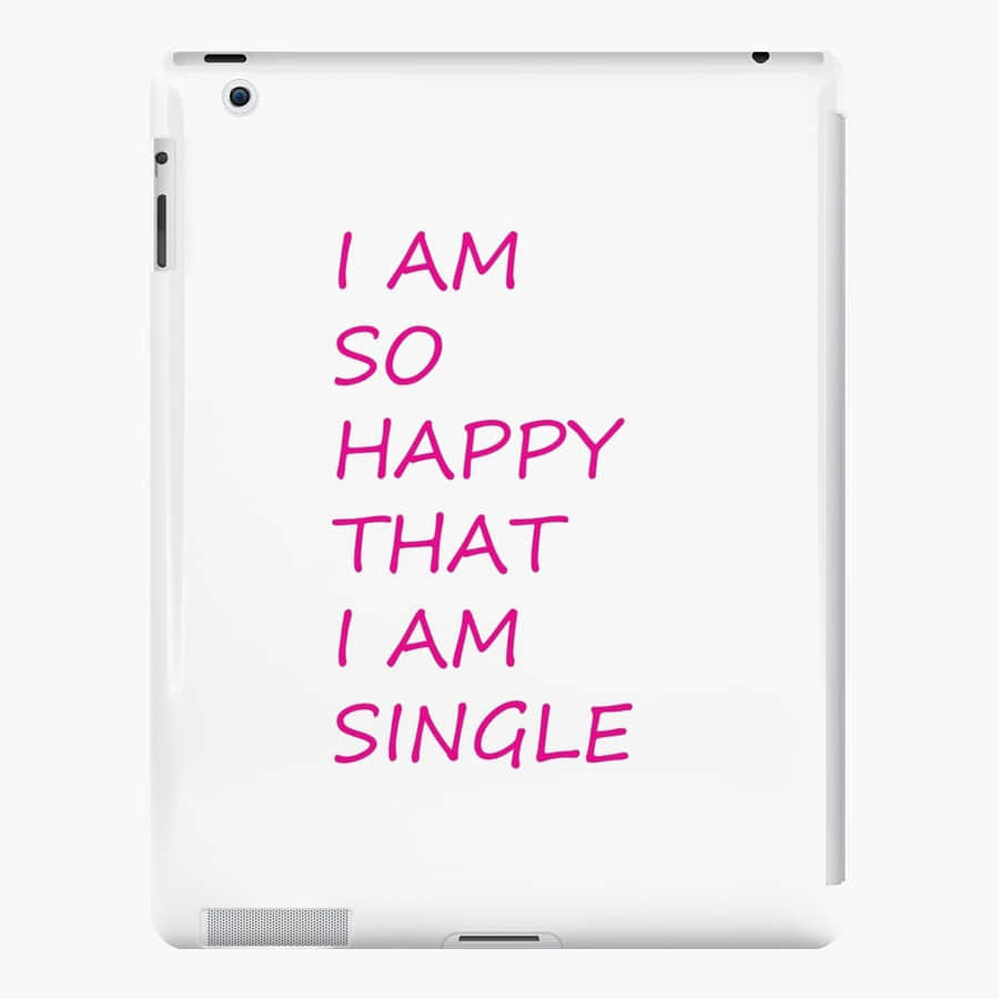 Happy Single Statement Tablet Case Wallpaper