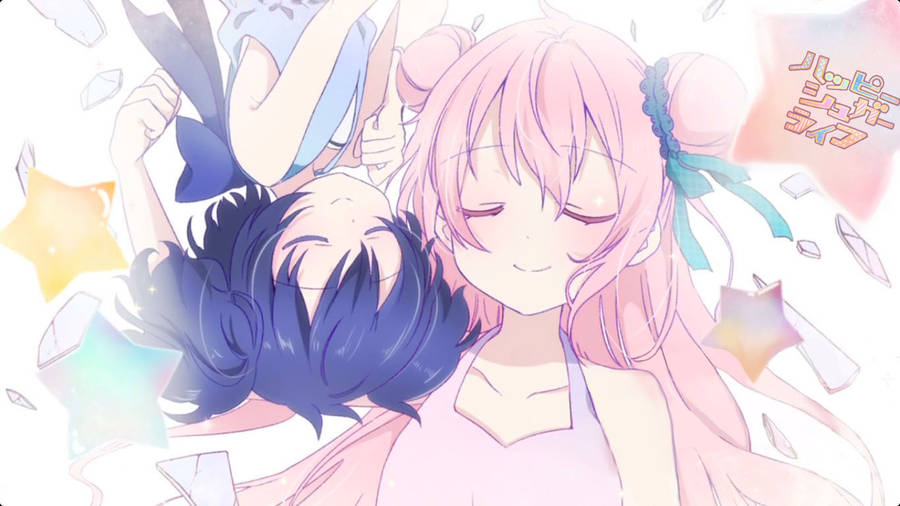 Happy Sugar Life Sleeping Sato And Shio Wallpaper