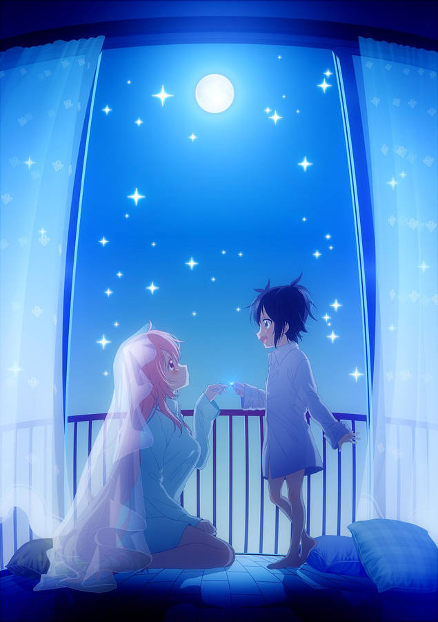 Happy Sugar Life Starry Night Wallpaper