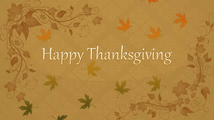 Happy Thanksgiving Day Message Wallpaper