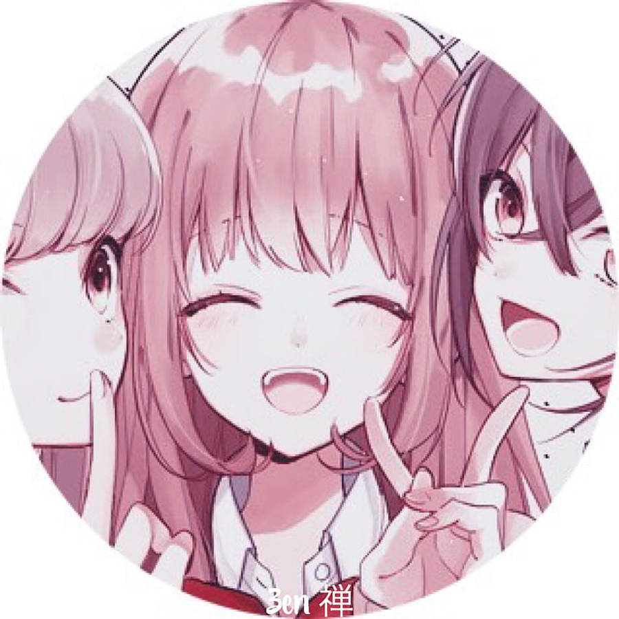 Happy Trio Matching Pfp For Friends Wallpaper