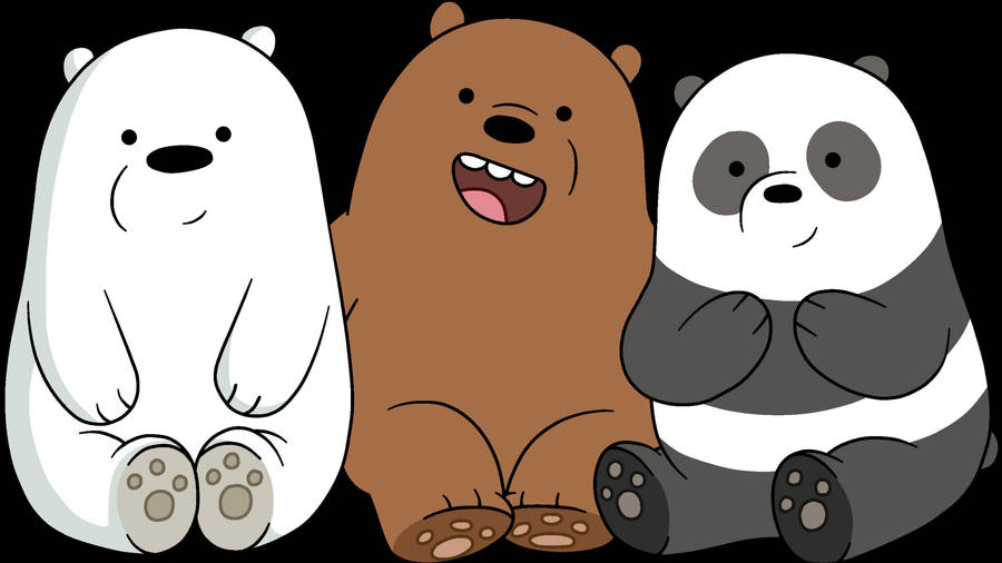 Happy We Bare Bears Wallpaper