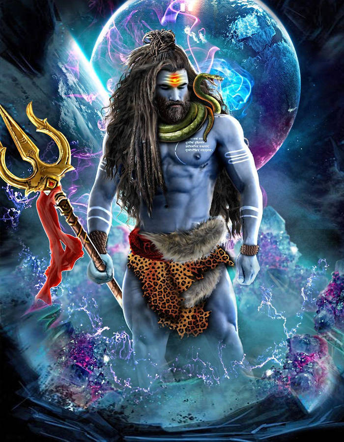 Har Har Mahadev Modern Wallpaper