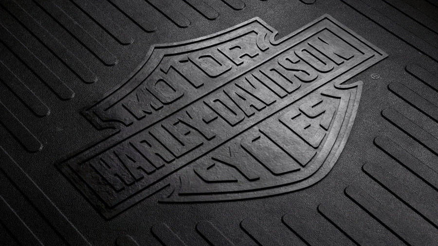 Harley Davidson Gray Logo Wallpaper