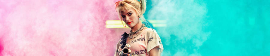 Harley Quinn Birds Of Prey Three Screen Wallpaper