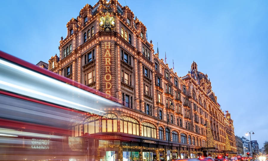 Harrods Blue Sky Wallpaper