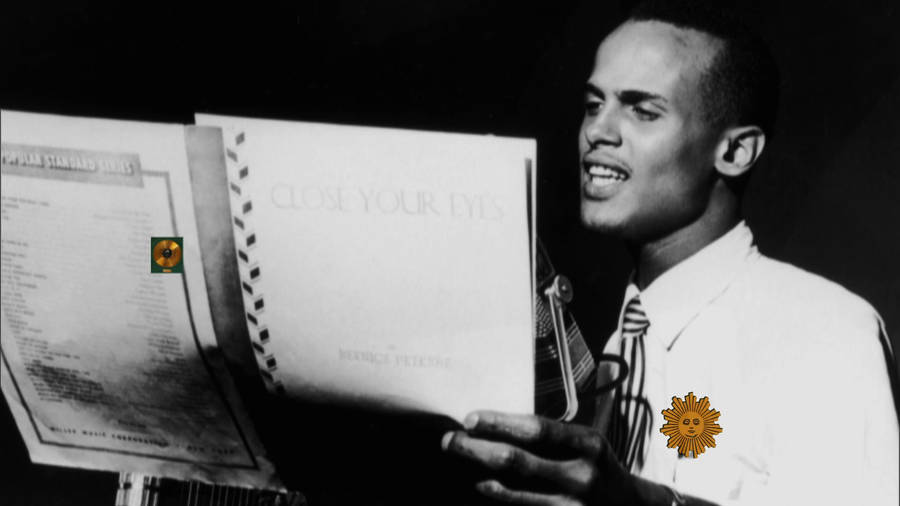 Harry Belafonte Singing Close Your Eyes Wallpaper