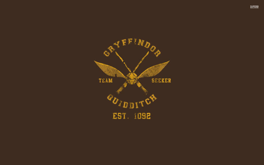 Harry Potter Gryffindor Quidditch Logo Wallpaper