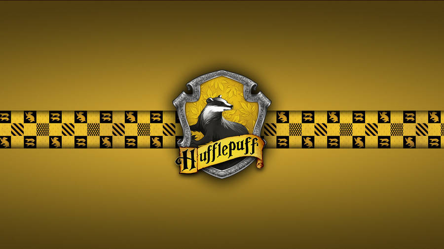 Harry Potter Houses Hufflepuff Yellow Wallpaper