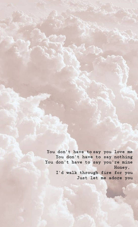 Harry Styles Adore You Lyrics Wallpaper