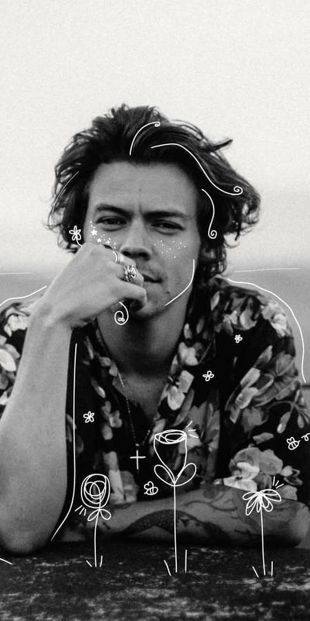 Harry Styles Doodle Wallpaper