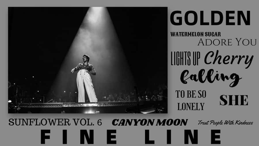 Harry Styles Looking Sharp In Black And White. Wallpaper