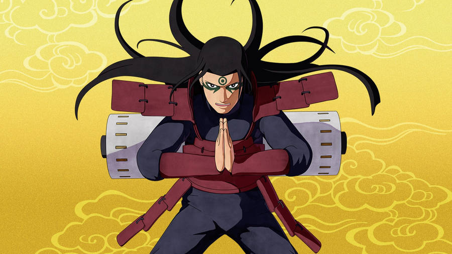 Hashirama Phone Yellow Wallpaper