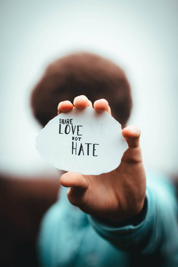 Hate Love Quote Wallpaper