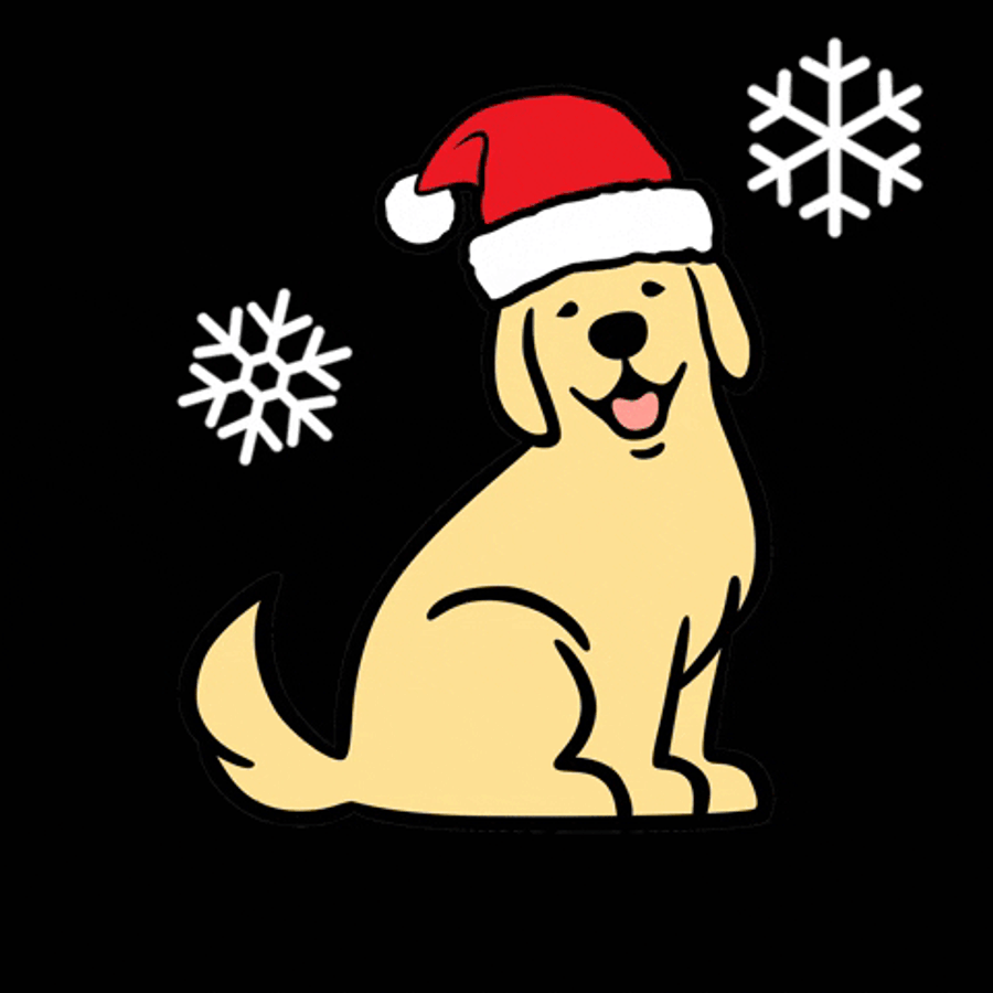 Have A Merry Christmas With Your Furry Friend! Wallpaper