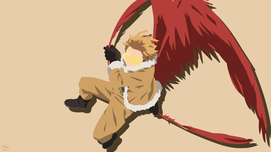 Hawks My Hero Academia Vector Art Wallpaper