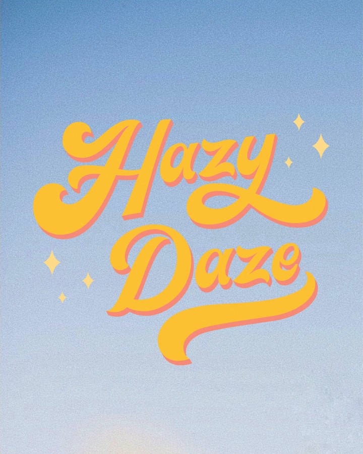 Hazy Daze 70s Retro Aesthetic Wallpaper