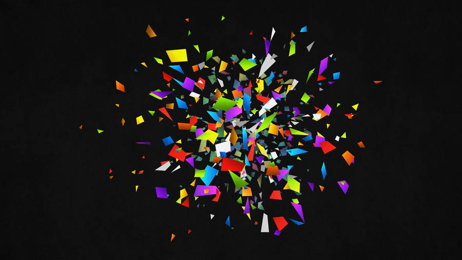 Hd Abstract Of Fancy Confetti Wallpaper